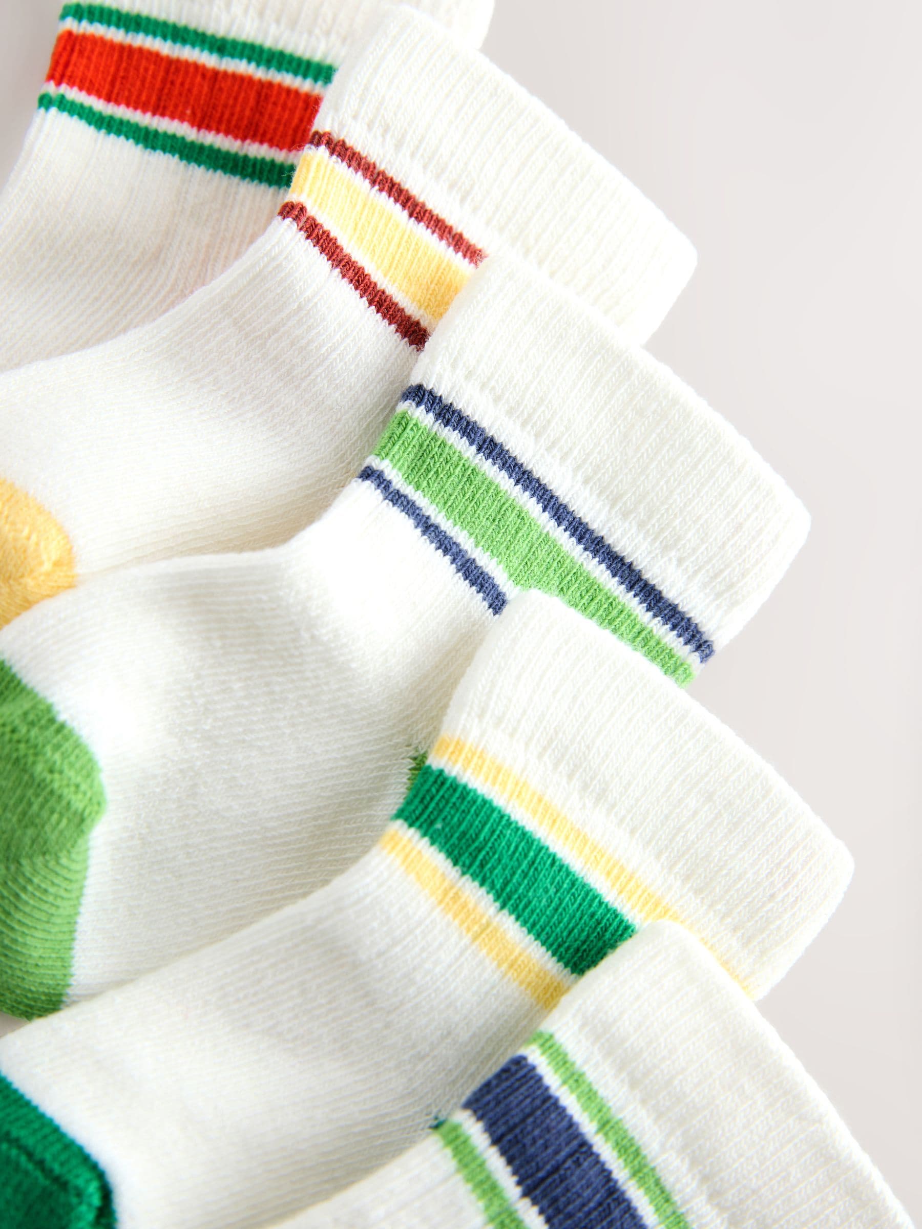 White Baby Socks 5 Pack - Size 50cm (First Size)