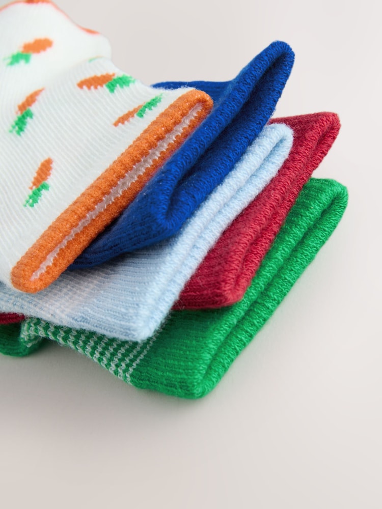 Red/Green Socks 5 pack