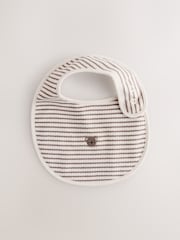 Brown Baby Bibs 5 Pack - Size One