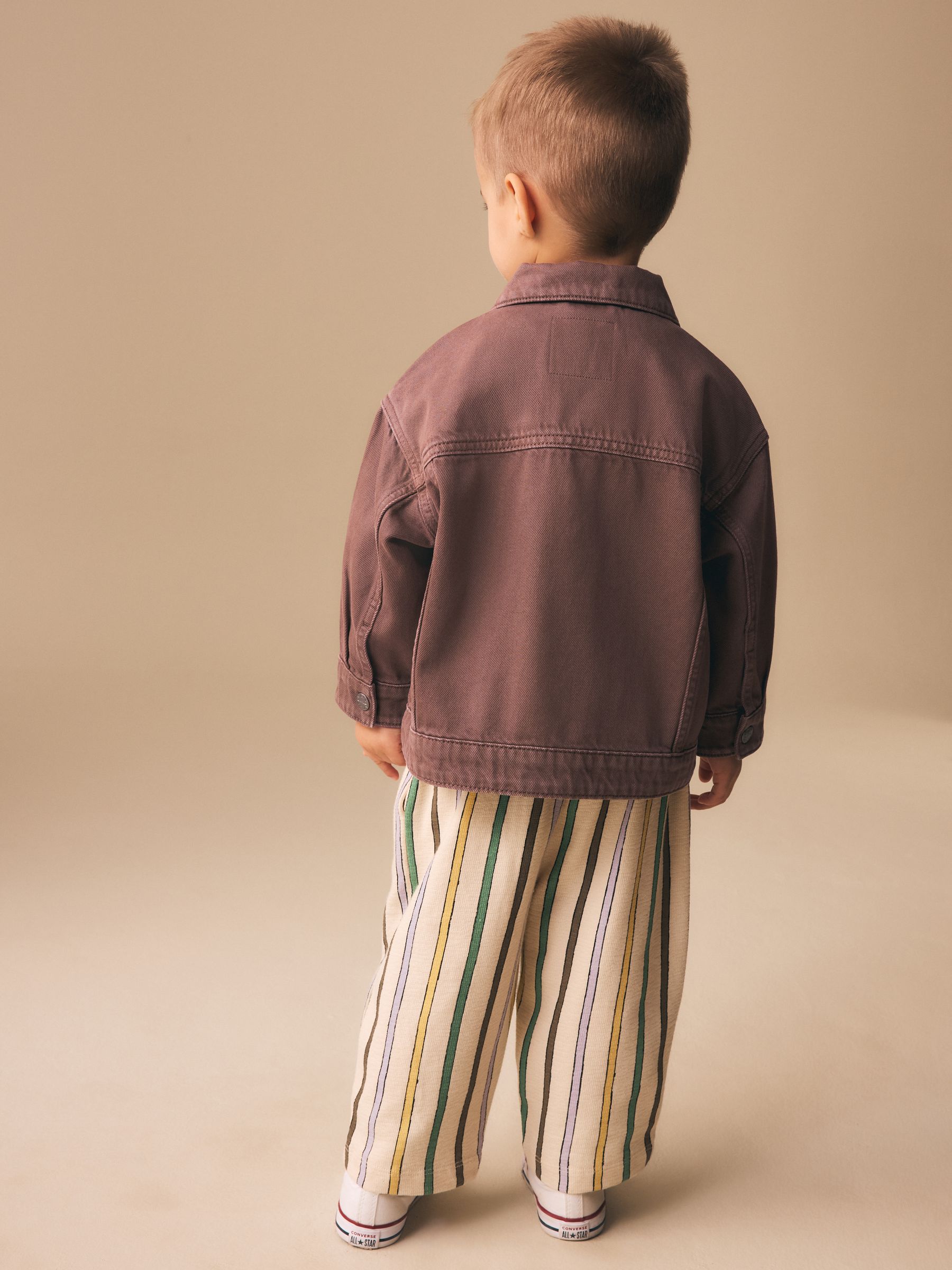 Brown Denim Western Jacket (3mths-10yrs) - Size 3-6 Months (62-68cm)