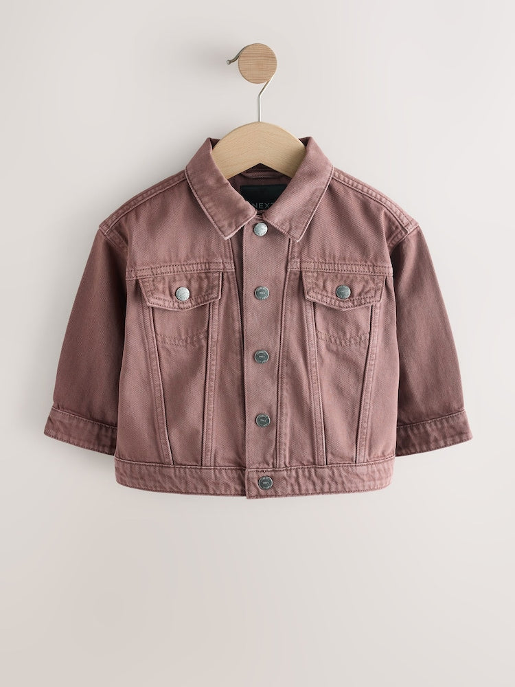 Brown Denim Western Jacket (3mths-10yrs)