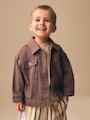 Brown Denim Western Jacket (3mths-10yrs) - Size 3-6 Months (62-68cm)