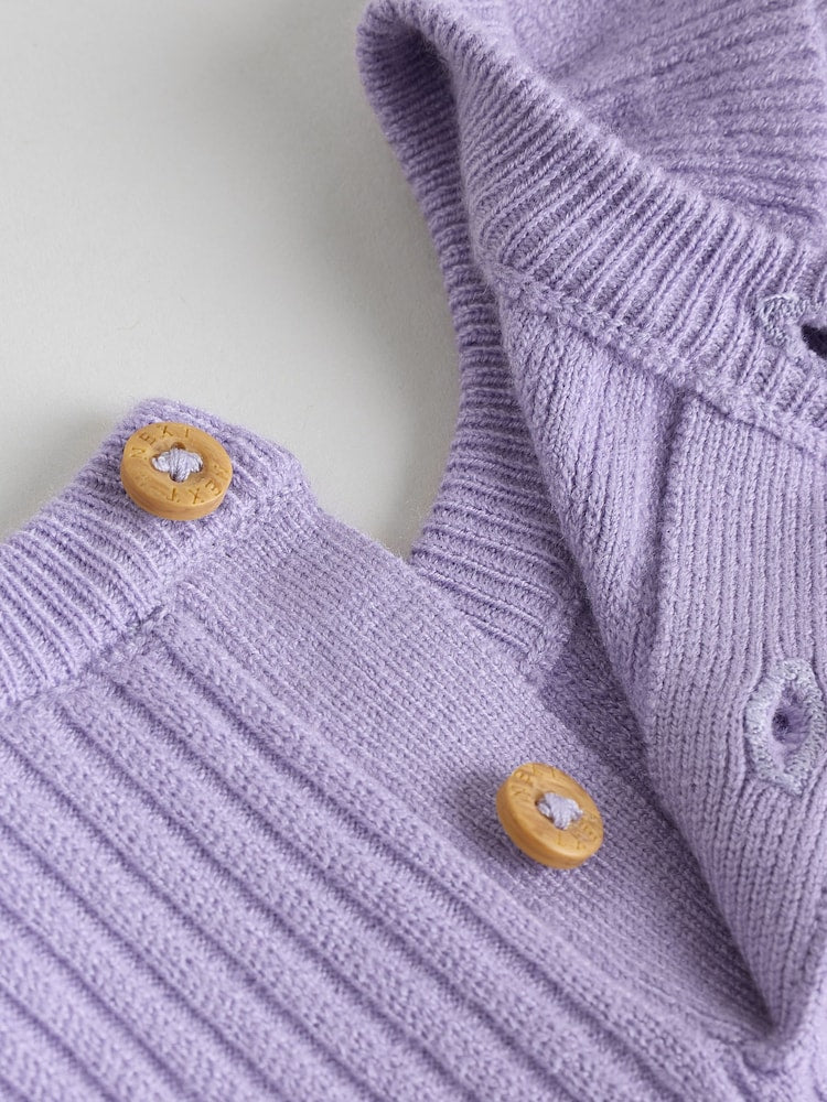 Purple Baby Knitted Jumper and Leggings Set 2 Piece (0mths-3yrs)