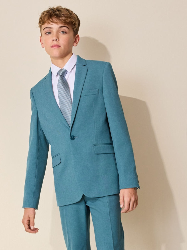 Teal Blue Suit Jacket (12mths-16yrs)