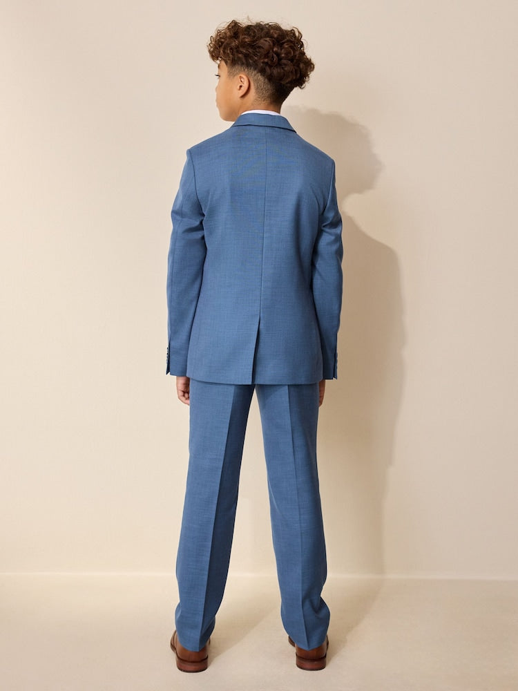 Blue Skinny Fit Suit Jacket (3-16yrs)