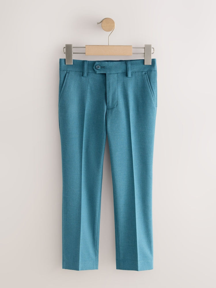 Teal Blue Suit Trousers (3-16yrs)