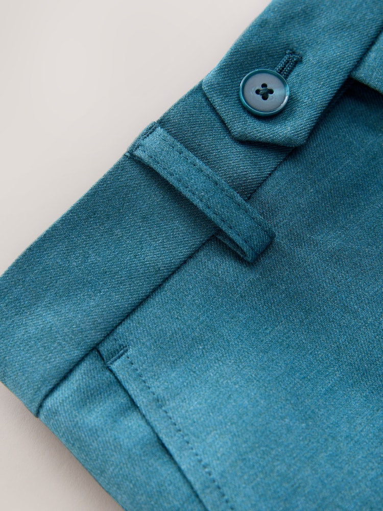 Teal Blue Suit Trousers (3-16yrs)