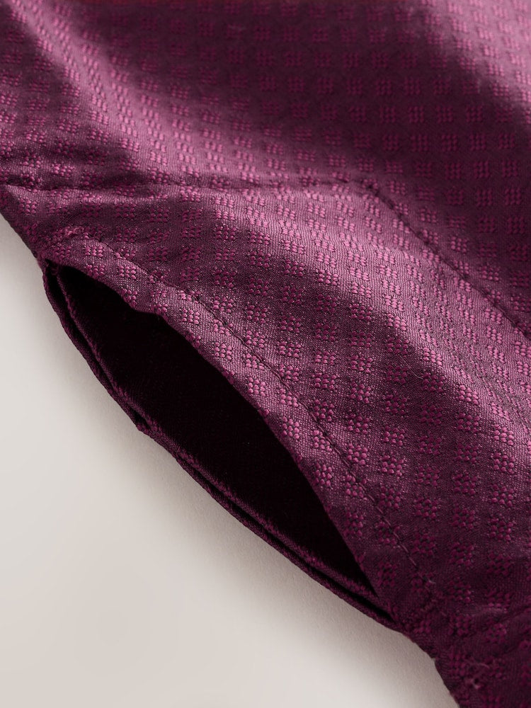 Burgundy Red Kurta Shirt (3mths-16yrs) (3mths-16yrs)