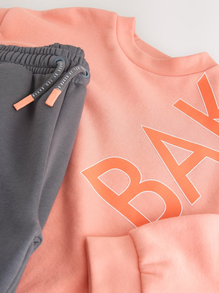 Baker by Ted Baker Oversized Graphic Sweatshirt and Joggers Set