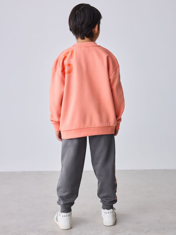Baker by Ted Baker Oversized Graphic Sweatshirt and Joggers Set