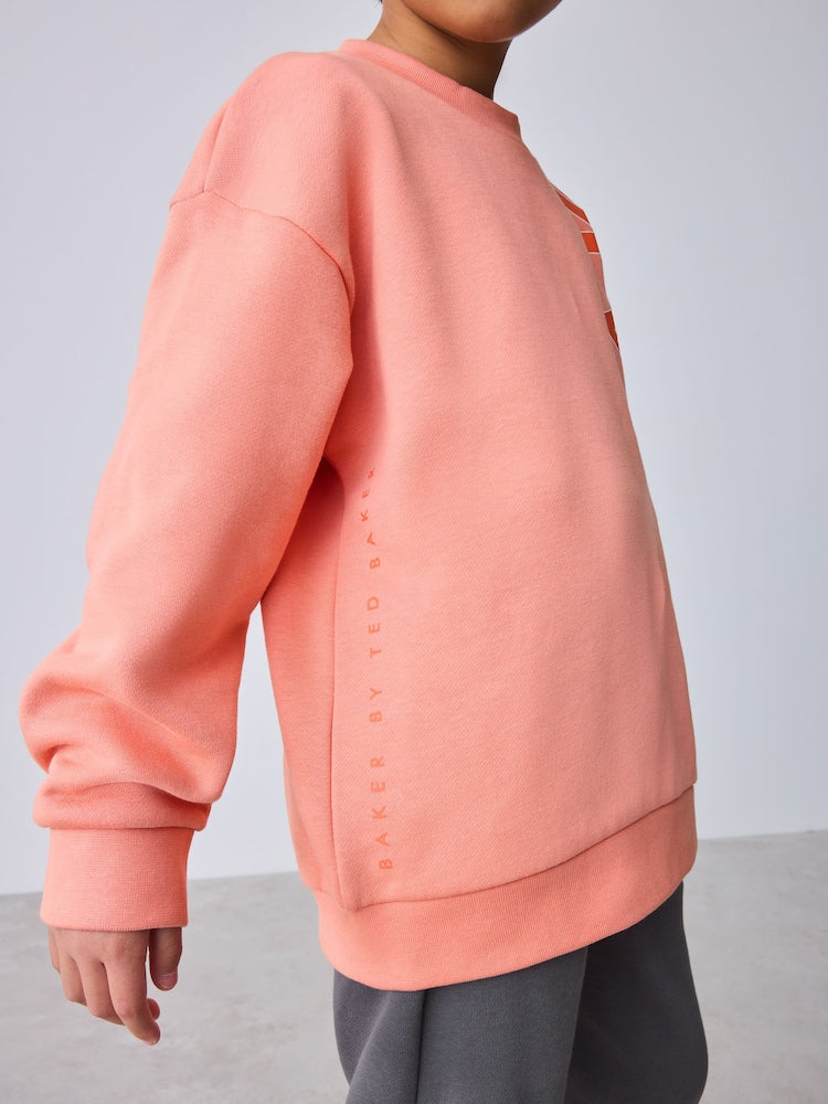 Baker by Ted Baker Oversized Graphic Sweatshirt and Joggers Set