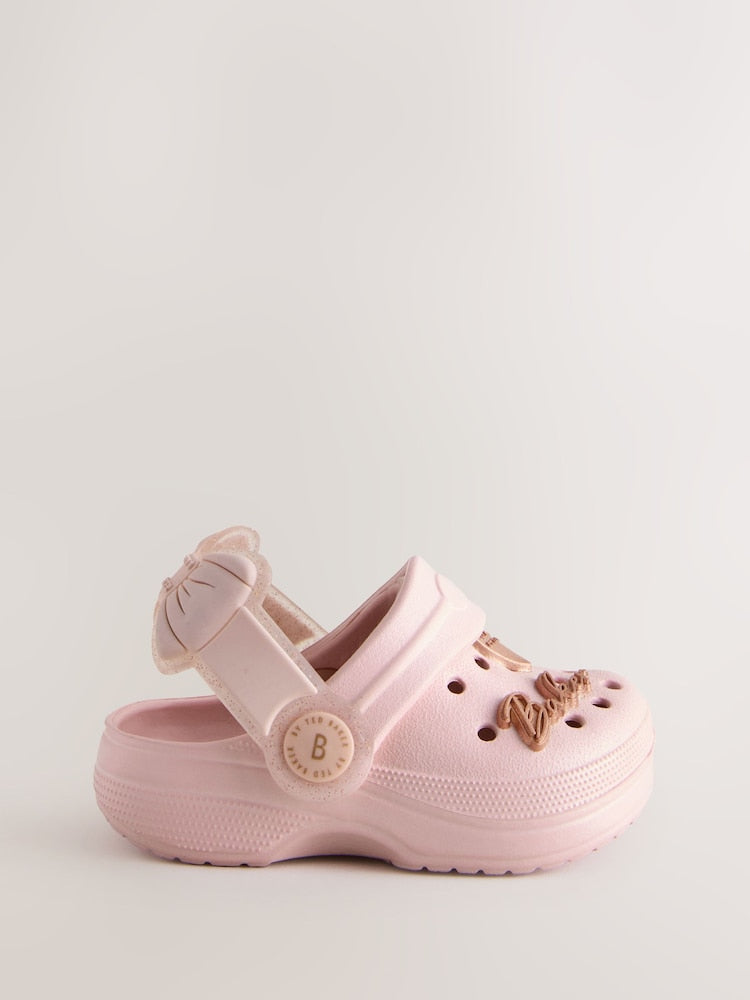Baker by Ted Baker Baby Girls Clog Sandals With Bow