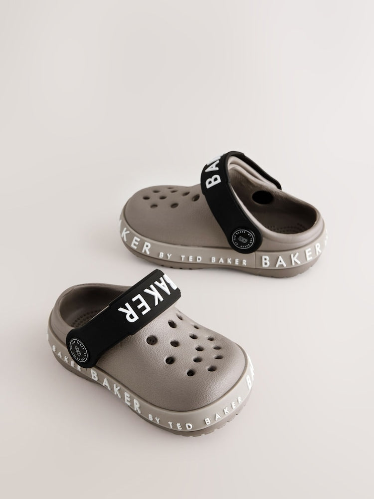 Baker by Ted Baker Baby Boys Clog Sandals - Stone / EU 20.5 (UK 4)