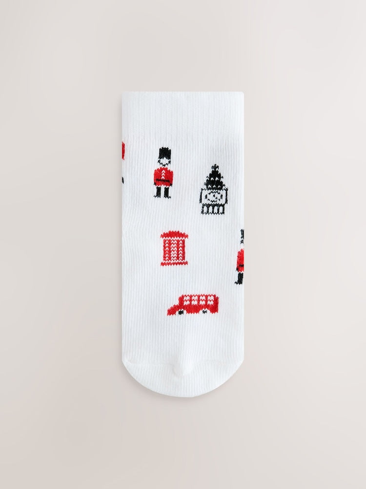 Baker by Ted Baker Multi Born in 2026 Socks 3 Pack - Size Up To 3 Months (50 - 62cm)
