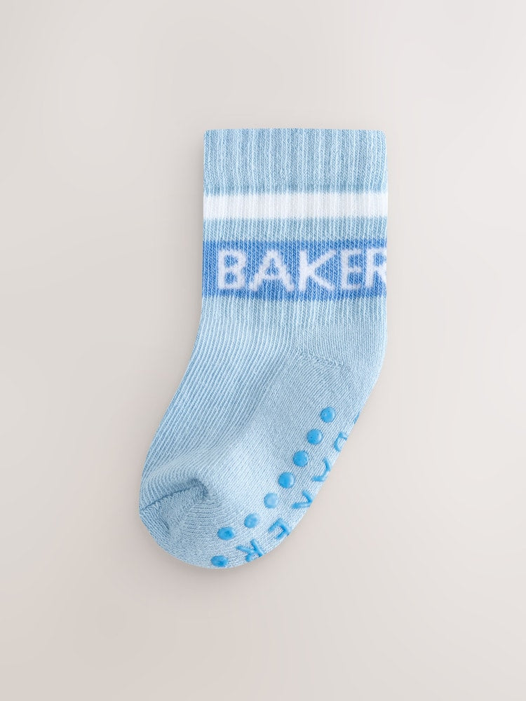 Baker by Ted Baker Baby Gripper Multi Socks 3 Pack