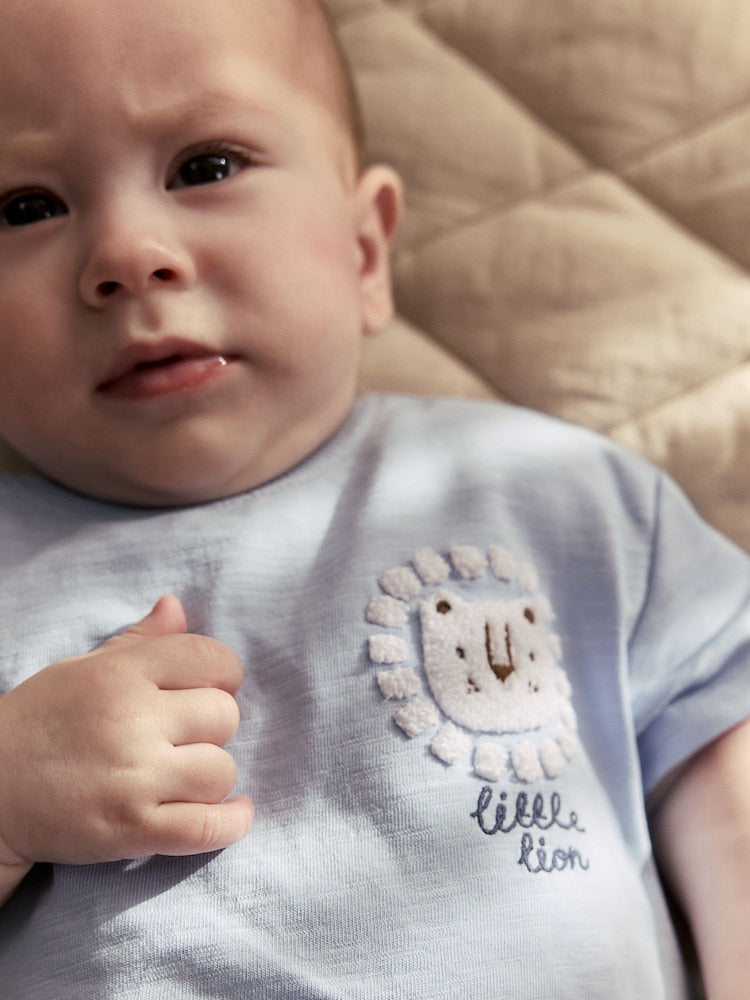 Blue Lion Top and Shorts Baby Set (0mths-2yrs)