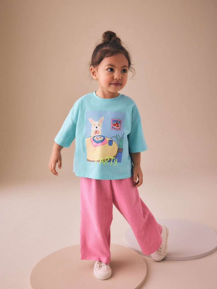 Blue Dog Short Sleeve T-Shirt (3mths-7yrs)