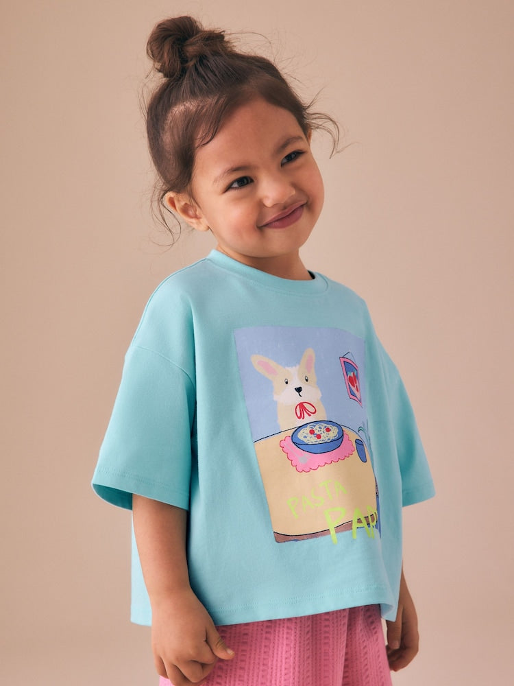 Blue Dog Short Sleeve T-Shirt (3mths-7yrs)
