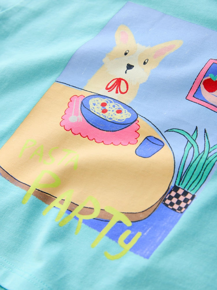 Blue Dog Short Sleeve T-Shirt (3mths-7yrs)