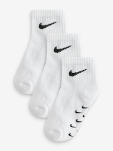 Nike Blue Infant Gripper Socks 3 Pack - Size 1-2 Years (80-92cm)