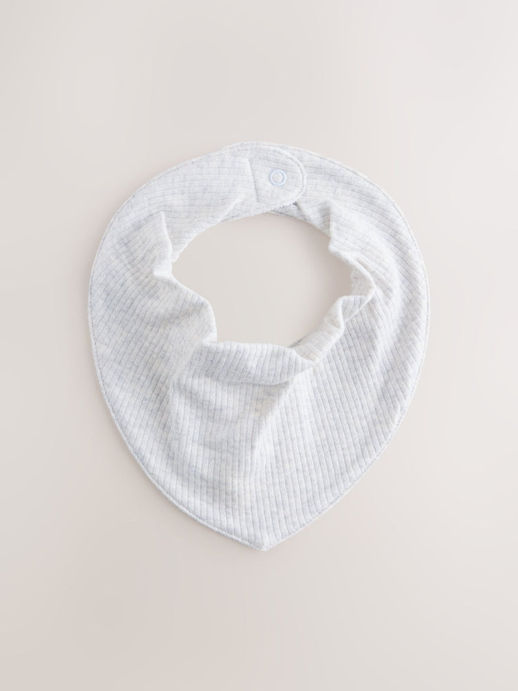 Blue/Green Baby Dribble Bibs 5 Pack