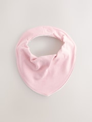 Pink 5 Pack Baby Dribble Bibs - Size One