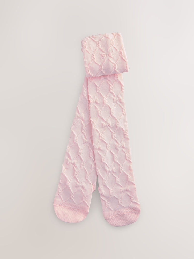 Baker by Ted Baker 3 Pack Occasion Embossed Multi Tights - Size 12-18 Months (80-86cm)