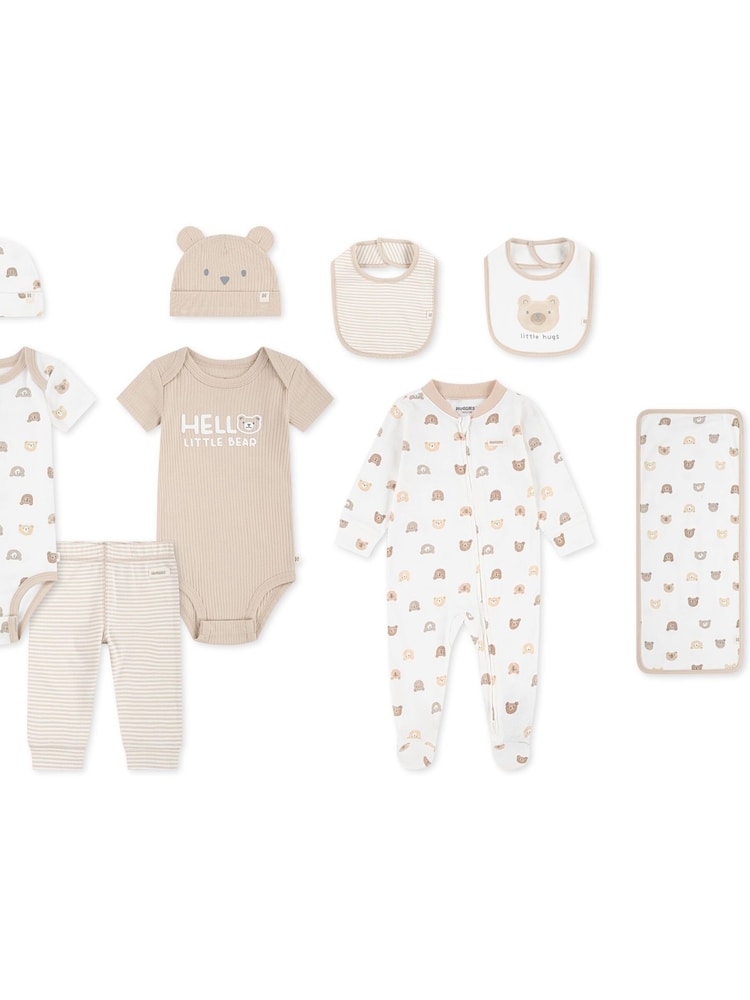 Huggies Brown Baby Bear Theme Essentials Gift Set 10 Piece