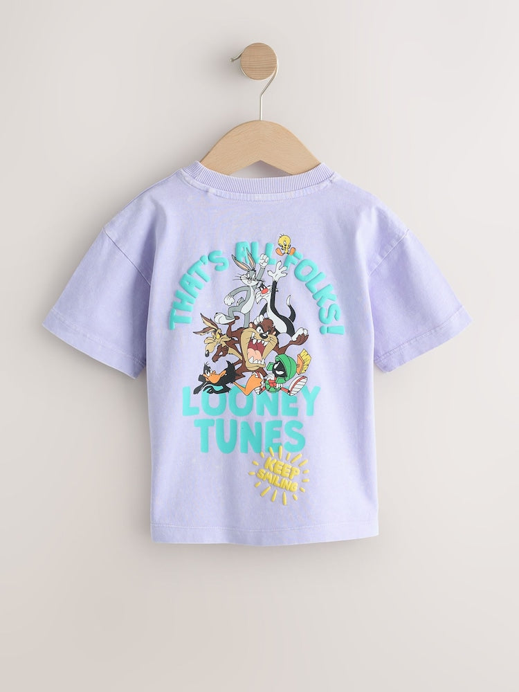 Purple Looney Tunes Short Sleeve T-Shirt (3mths-8yrs)