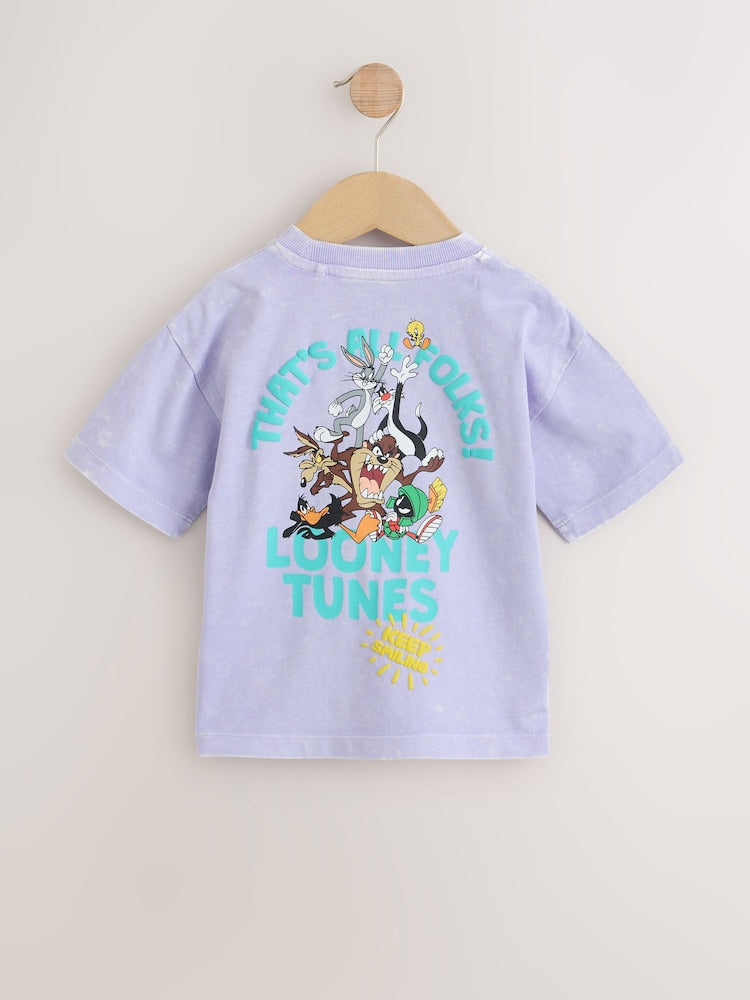 Purple Looney Tunes Short Sleeve T-Shirt (3mths-8yrs)