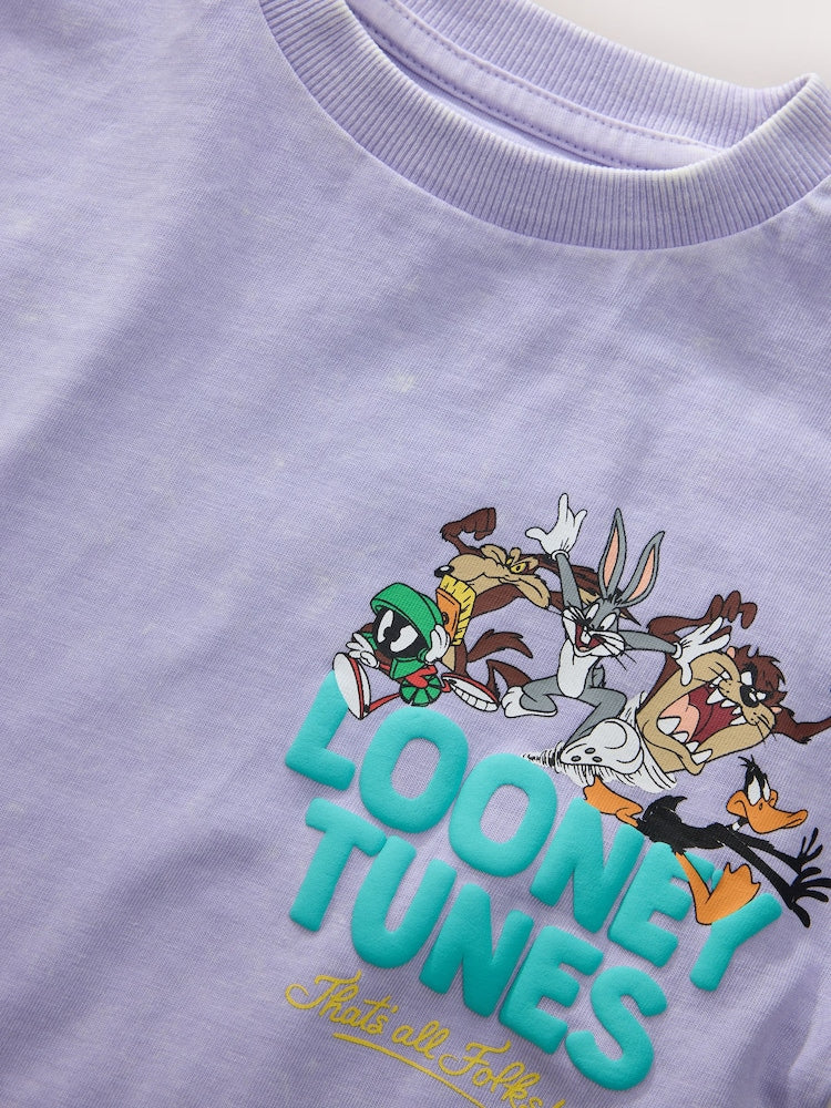 Purple Looney Tunes Short Sleeve T-Shirt (3mths-8yrs)