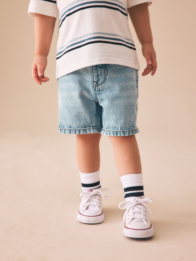 Light Blue Denim Shorts (3mths-7yrs)