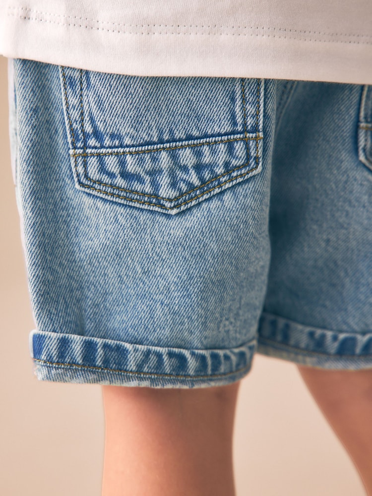 Light Blue Denim Shorts (3mths-7yrs)