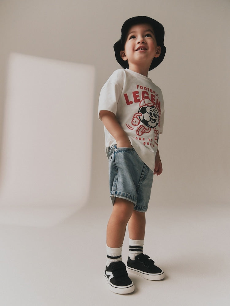 Light Blue Denim Shorts (3mths-7yrs)