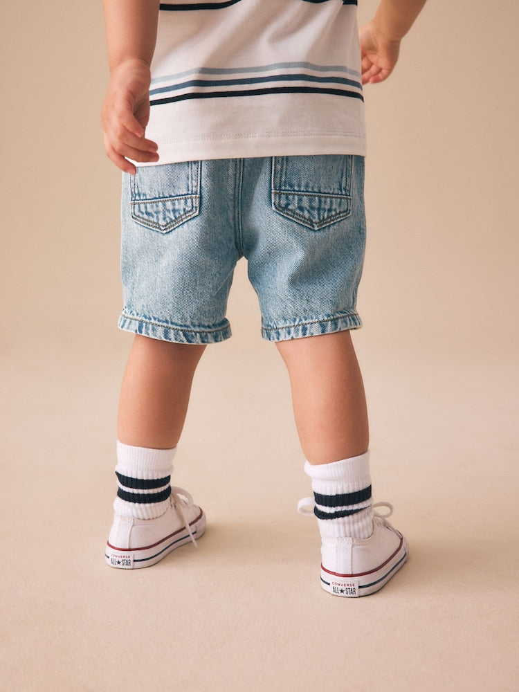 Light Blue Denim Shorts (3mths-7yrs)
