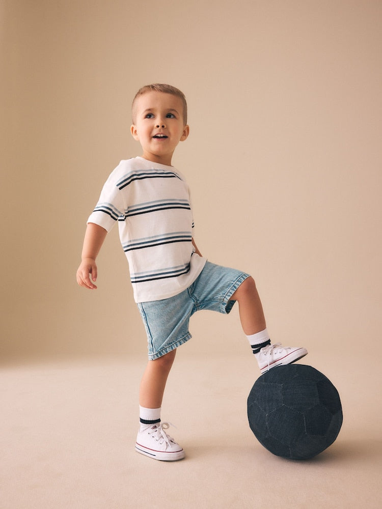 Light Blue Denim Shorts (3mths-7yrs)