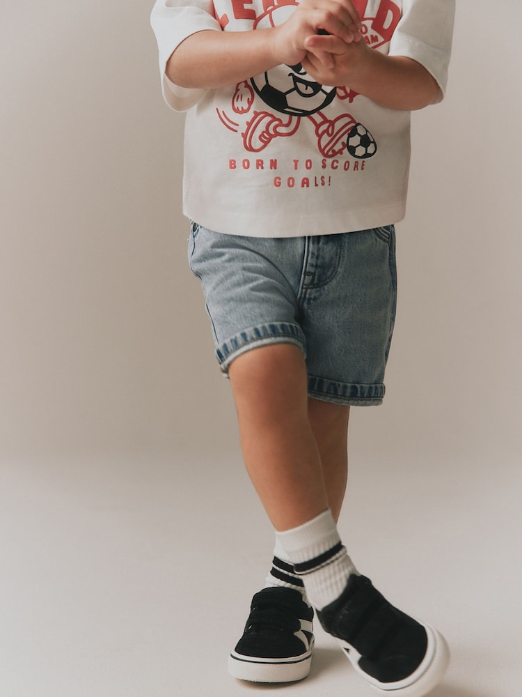 Light Blue Denim Shorts (3mths-7yrs)