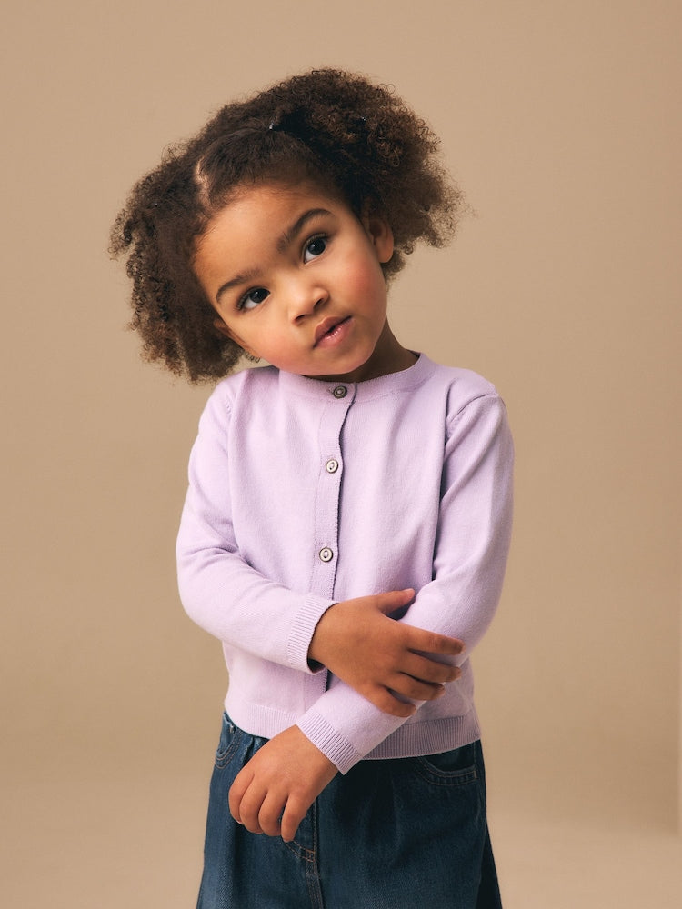 Lilac Purple Cardigan (3mths-10yrs)