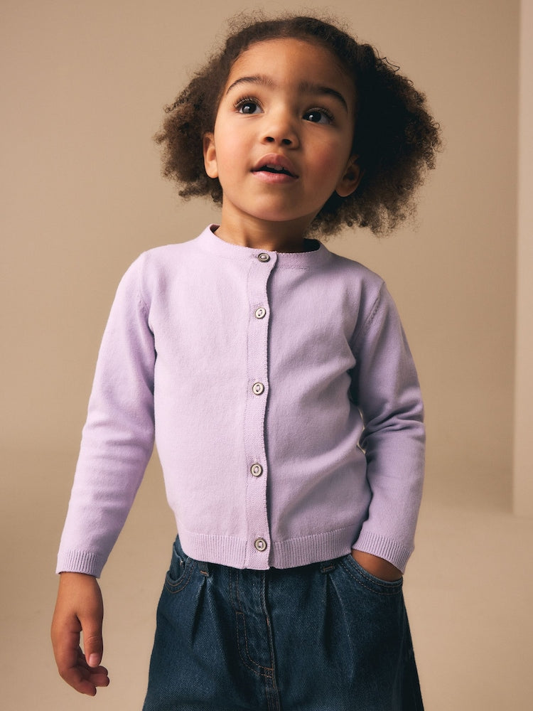 Lilac Purple Cardigan (3mths-10yrs)