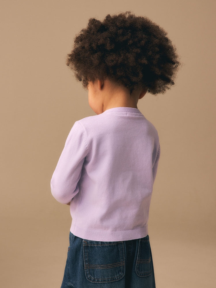 Lilac Purple Cardigan (3mths-10yrs)