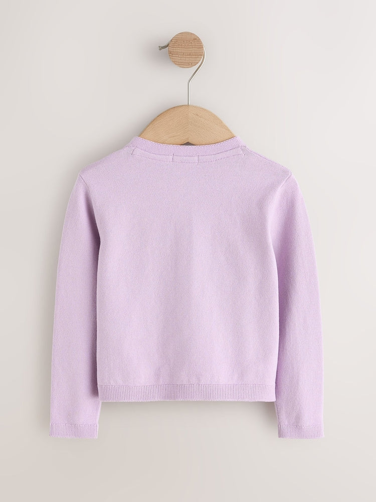 Lilac Purple Cardigan (3mths-10yrs)