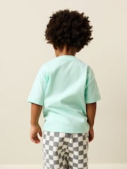 Mint Green Smile Short Sleeve Small Graphic T-Shirt (3mths-8yrs) - Size 3-6 Months (62-68cm)