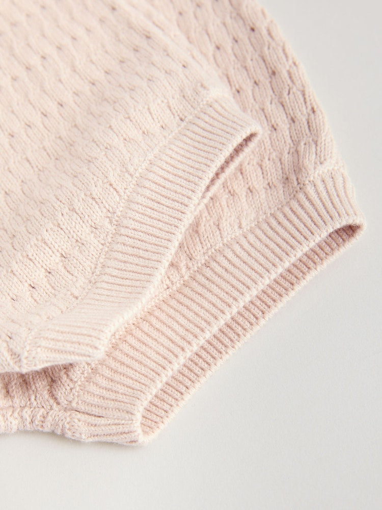 Neutral/Bright Farm Knitted Top and Shorts Baby Set (0mths-2yrs)