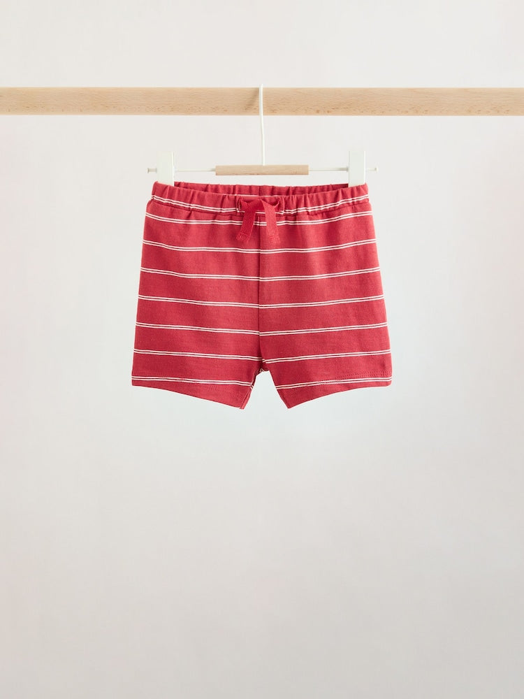 Red Farm Print Top and Shorts Baby Set (0mths-2yrs)
