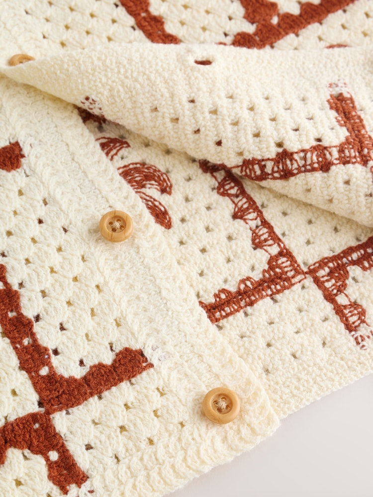 Rust Brown Crochet Palm Tree Set (12mths-7yrs)