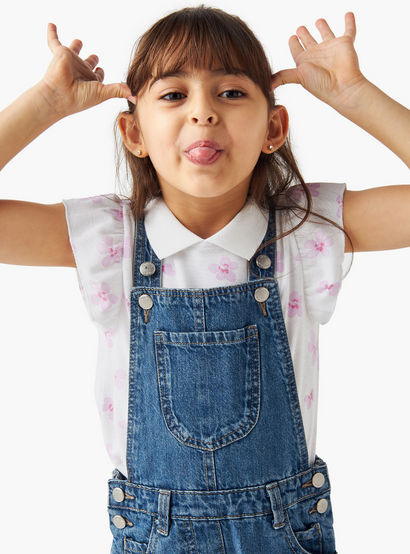 Juniors Solid Dungarees with Pockets-girls-clothing-dressesandjumpsuits-image-4