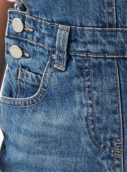 Juniors Solid Dungarees with Pockets-girls-clothing-dressesandjumpsuits-image-5