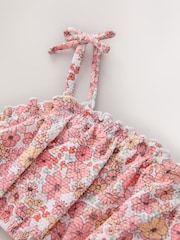 Pink Ditsy Floral Bikini (3mths-7yrs) - Size 3-6 Months (62-68cm)