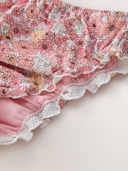 Pink Ditsy Floral Bikini (3mths-7yrs) - Size 3-6 Months (62-68cm)