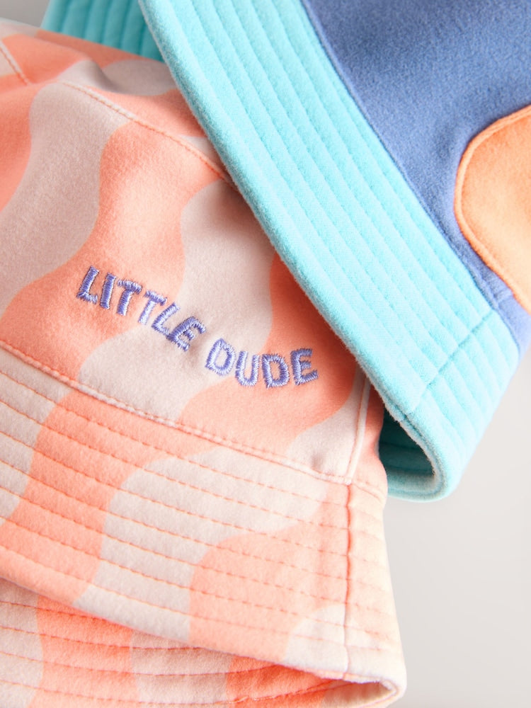 Orange Brights Bucket Hats 2 Pack